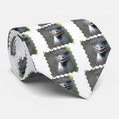 Grote Mannen van de Emu Necktie Stropdas (Opgerold)