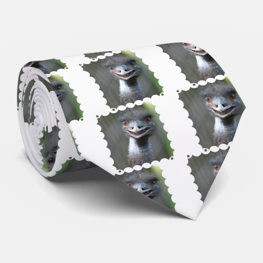 Grote Mannen van de Emu Necktie Stropdas (Opgerold)