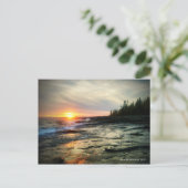 Grote marazonsondergang 1 briefkaart (Staand voorkant)