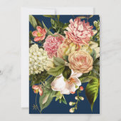 Grote Marine Bloemen Begrafenis Aankondiging (Achterkant)