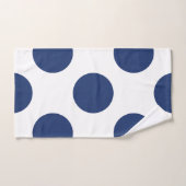Grote marinepokadots bad handdoek (Handdoek)