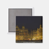 Grote Markt, Brussel, België Magneet (Voorkant / Achterkant)