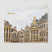 Grote Markt in Brussel Feestdagenkaart (Voorkant)