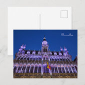 Grote Markt in Brussel Feestdagenkaart (Voorkant / Achterkant)