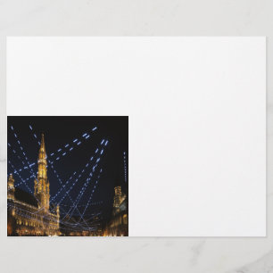 Grote markt in Brussel, voeg uw tekst toe Flyer
