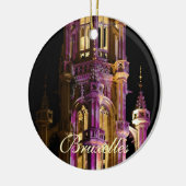 Grote Markt 's nachts Keramisch Ornament (Links)
