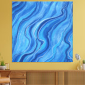 Grote Marmeren Muur Art Decor Canvas Afdruk (Insitu (Woonkamer))