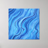 Grote Marmeren Muur Art Decor Canvas Afdruk (Voorkant)