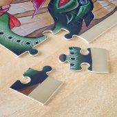 Grote Martelaar Theodorus van Tyro Orthodoxe Icoon Legpuzzel (Zijkant)