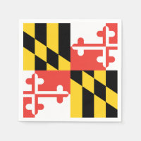 Grote Maryland vlag servetten