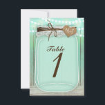 Grote Mason-pot & lichten mint tafel nummmerkaart Kaart<br><div class="desc">Grote Mason-pot & lichten mint tafel nummmerkartons. Zoek naar overeenkomende artikelen in mijn winkel.</div>