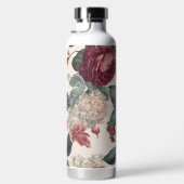 Grote Mauve en roze pioenen Waterfles (Rechts)