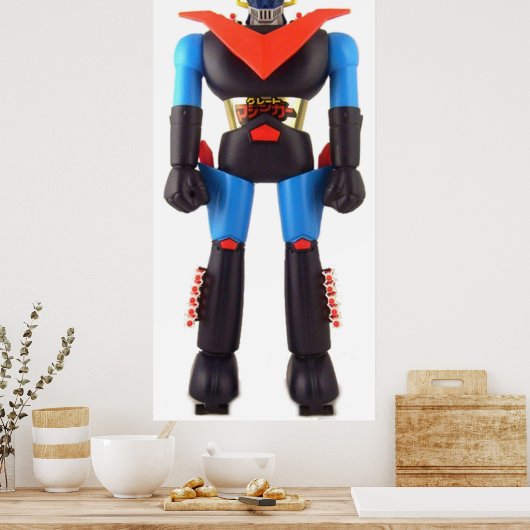 Grote Mazinger Jumbo Machinder Poster (Keuken)