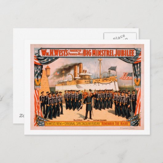 Grote meerderheid Jubilee herinnert zich het Maine Briefkaart (Voorkant / Achterkant)