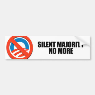 GROTE MEERDERHEID NIET MEER BUMPERSTICKER