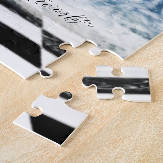 Grote - Meerderige Unicorn-dansen in de waterkerin Legpuzzel (Zijkant)