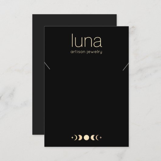 Grote Meerfasehouder Ketting Kaart (Voorkant / Achterkant)