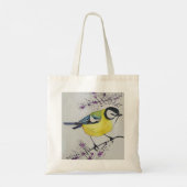 Grote Mees Vogel Tekening, Handgetekende Britse Vo Tote Bag (Achterkant)