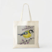 Grote Mees Vogel Tekening, Handgetekende Britse Vo Tote Bag (Voorkant)