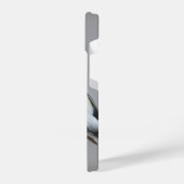 Grote mees, vogel, veren iPhone hoesje (Linkerkant)