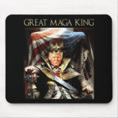 Grote Mega King Verenigde Staten vlag Ultra Maga T Muismat (Voorkant)
