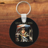 Grote Mega King Verenigde Staten vlag Ultra Maga T Sleutelhanger (Voorkant)