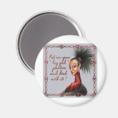 grote meid slipje magneet (Voorkant / Achterkant)