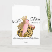 Grote meisjes hebben grote Tiaras nodig. Kaart (Achterkant)