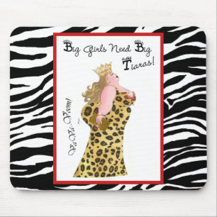 Grote meisjes hebben grote tiaras nodig. muismat