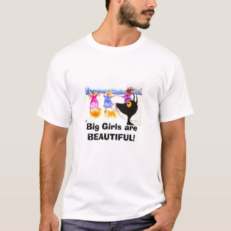 Grote meisjes zijn BEAUTIFUEL! T-shirt