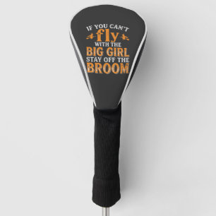 Grote Meisjesbezem Halloween Heks Citaat Golfheadcover