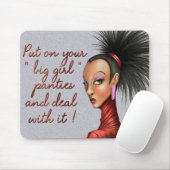 Grote meisjesbroekjes muismat (Met muis)