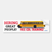 GROTE MENSEN HAREN! - VRIJE CDL-OPLEIDING BUMPERSTICKER (Voorkant)