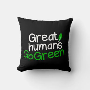 Grote mensen worden groen kussen
