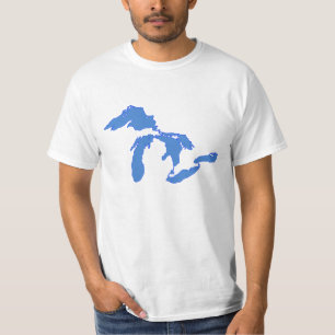 Grote Meren alleen - waardevolle T-shirt