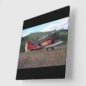 Grote meren, bivliegtuigreplica_Klassieke luchtvaa Vierkante Klok (Hoek)