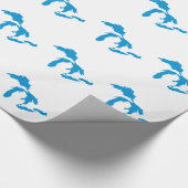 Grote meren cadeaupapier (Hoek)