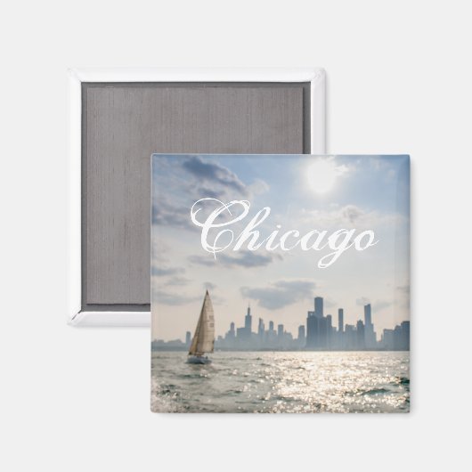 Grote Meren Chicago Magnet (Voorkant / Achterkant)