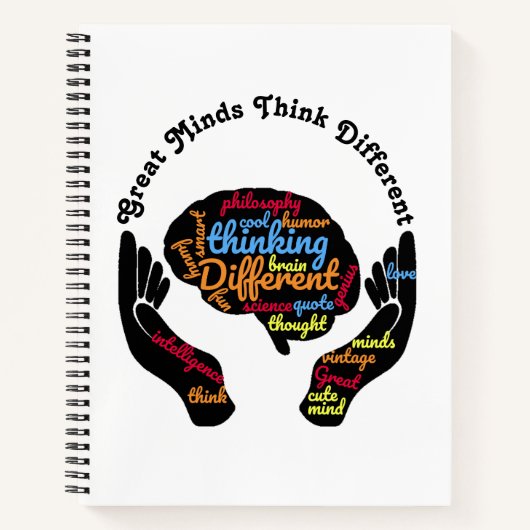 Grote Meren denken aan een ander spiraal Notitiebo Notitieboek (Voorkant)