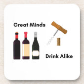 Grote Meren Drink op een Bier Onderzetter (Voorkant)