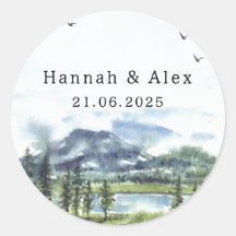 Grote Meren Envelope Stickers