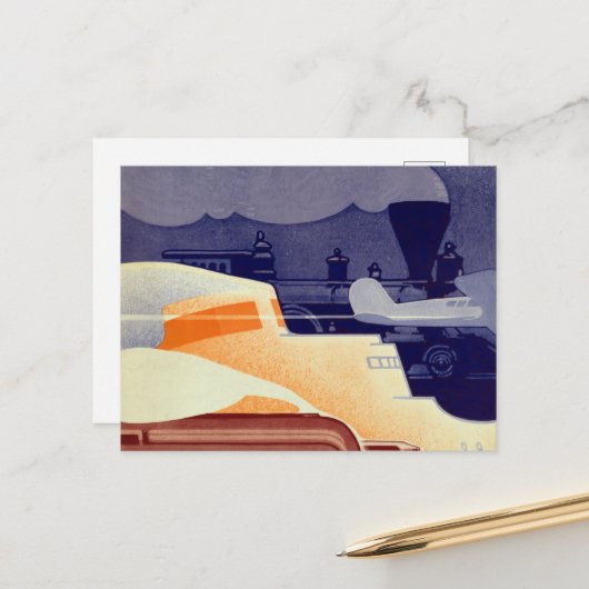  Grote Meren Expositie Cleveland Ohio Briefkaart (Voorkant / Achterkant in situ)