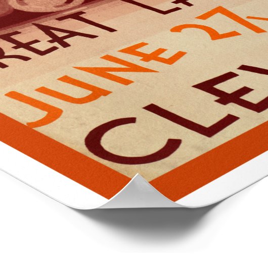 Grote Meren Expositie Cleveland Ohio Poster (Hoek)