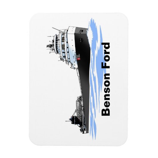 Grote Meren Freighter Benson Ford (2) Magneet (Verticaal)