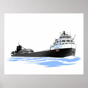 Grote Meren Freighter Benson Ford (2) Poster