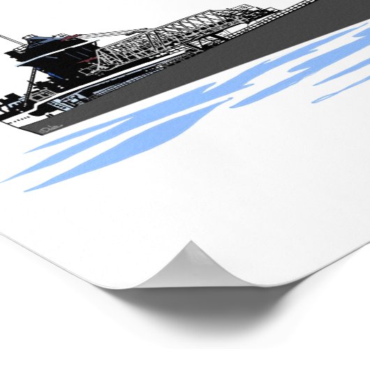 Grote Meren Freighter Benson Ford (3) Poster (Hoek)