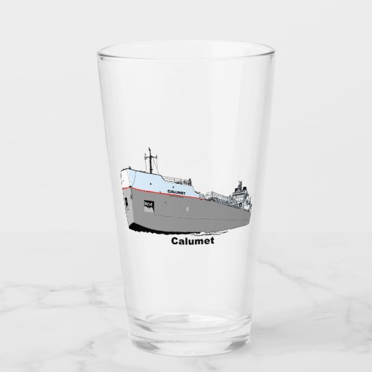 Grote Meren Freighter Calumet (ex-Roesch) Glas (Voorkant)