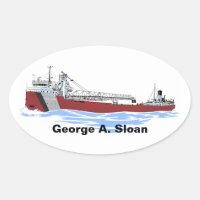 Grote meren Freighter George A. Sloan Key GLF