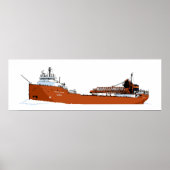 Grote meren Freighter Herbert C. Jackson Poster (Voorkant)