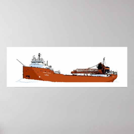 Grote meren Freighter Herbert C. Jackson Poster (Voorkant)